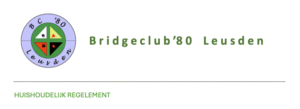 Huishoudelijk reglement BC’80